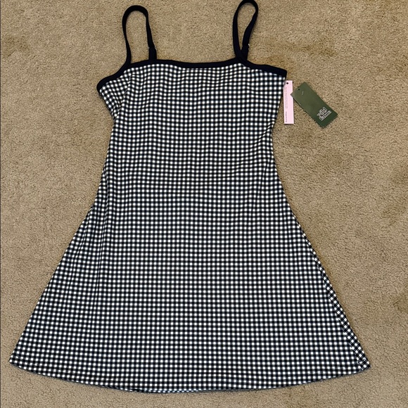 wild fable Dresses & Skirts - Wild Fable Navy and White Gingham Athletic Dress